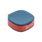 YIBONIKA Portable Mini Box Organizer 4 Compartment Silicone Storage Box for Home Travel School, Red