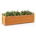 YIDOADFEAP Raised Garden Bed, Elevated Planter Box with Drainage Holes