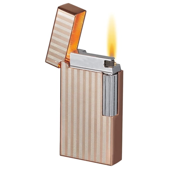 YIDOADFEAP Zebra Flint Lighter Traditional Flame Refillable Gas Butane and Windproof Adjustable Soft Flame Lighter (Shipped Without Butane)