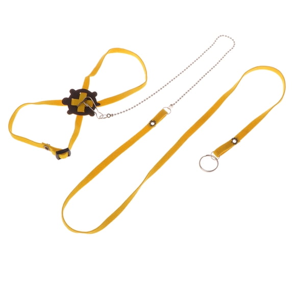 YIEMEEN 1.2M Adjustable Lizard Leash Pet Traction Strap Reptile Harness for Amphibians