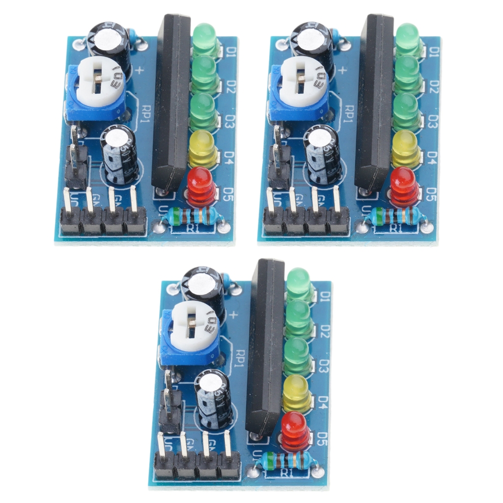 YIEMEEN 1/3Pcs 3.5V-12V KA2284 Power Level Indicator 5 LED Battery ...