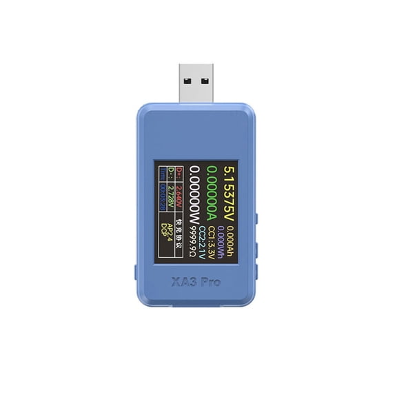 YIEMEEN 1.77Inch Color Screen USB Tester With High Accuracy Voltages Current Power Meter For Fast Charging Devices
