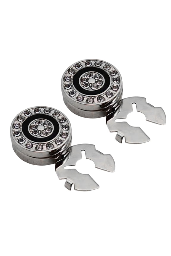 YIEMEEN 1 Pair Button Cover for Man Rhinestones Cuff Links Korean Styles Cufflinks