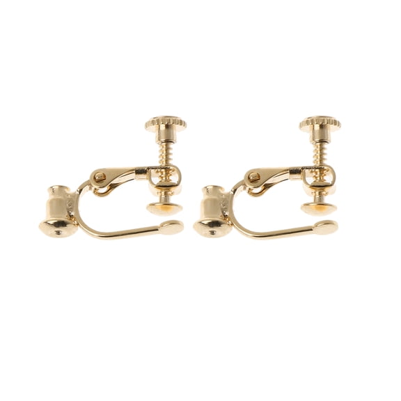 YIEMEEN 1 Pair U Shape Clip-on Earrings Converter with Easy Open Loop No Pierced Earring