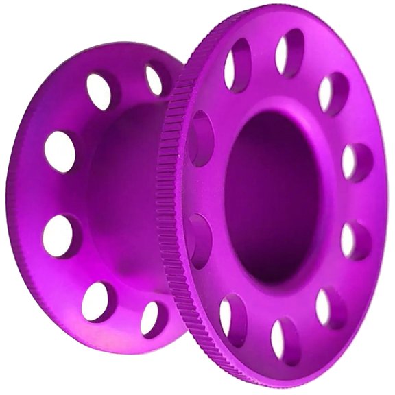 YIEMEEN 10 Hole Aluminum Alloy Miniature Diving Reel Professional Compacts Dive Reel