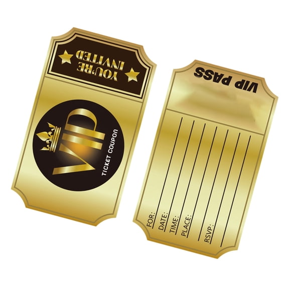 YIEMEEN 100Pcs Double Sided Writable Invitation Card Birthday Party Invites For Birthday Parties Wedding and Graduations