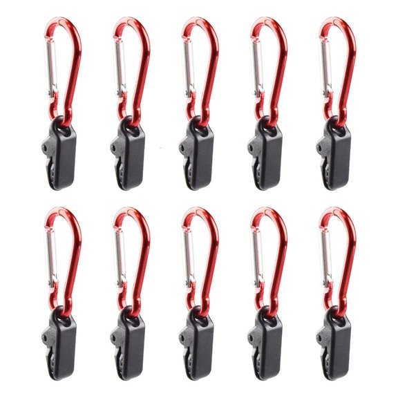 YIEMEEN 10Pcs Camping Tent Clips Awning Tarp Clamp Wind proof Tarpaulin Alligators Clips