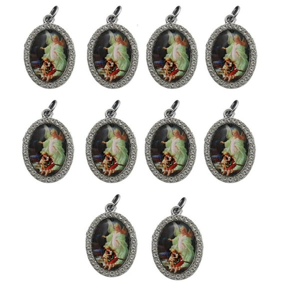 YIEMEEN 10Pcs Religious Pendant Charm for DIY Necklaces Keychains Bracelets Jewelry Making