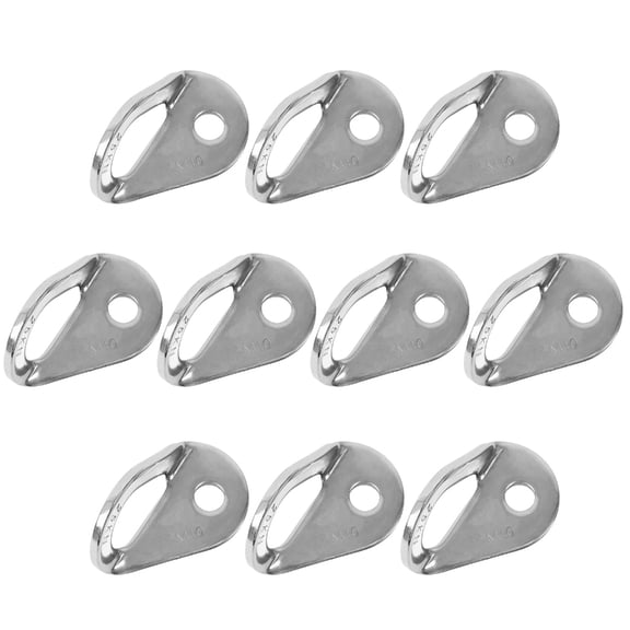 YIEMEEN 10Pcs Stainless Steels Climbing Anchors Point Bolts Hanger Climbing Anchors Bolts Hammock Bolts Hanger Plate Easy to Use