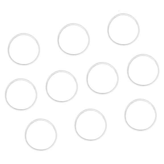 YIEMEEN 10Pcs Tumblers Lid Seals Lid Silicone Gaskets Rings Leakproof Cup Lid Gaskets Seals for Tumblers Mugs Easy to Install