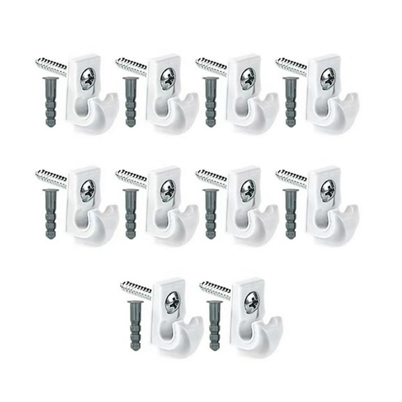 YIEMEEN 10pcs Ceiling Hooks with Corrosion Protections Screw In Ceiling Hooks Heavy Duty Ceiling Hooks for Home & Garden Decors