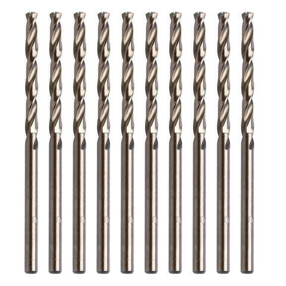 YIEMEEN 10pcs Twist Drill Bits Set, High Speed Steel Mini Drill Bits, for Drilling Holes