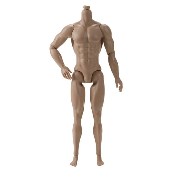 YIEMEEN 12.20Inch Flexibile Male Mannequin 13 Jointed Limbs Male Figure Body PVC Miniature Figure Strong Doll for Display