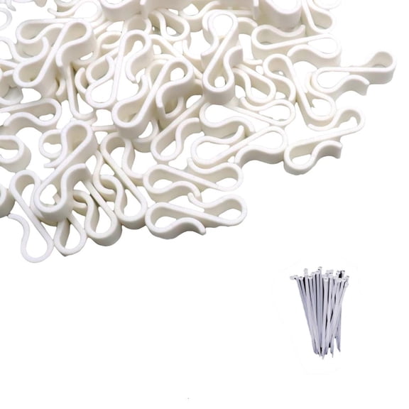 YIEMEEN 120 Pieces Weatherproof Gutter Clips for Organizing Outdoor Wires Cable Hooks