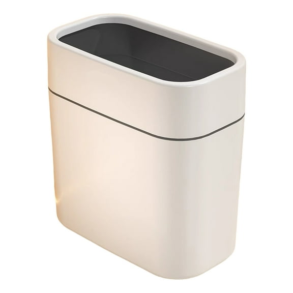 YIEMEEN 12L Kitchen Waste Bins Easy Press Top Garbage Can Trash Can For Tight Space