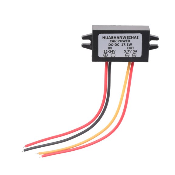 YIEMEEN 12V 24V to 5.7V 3A Regulator Reducer Converter Step Down Model Power Converter