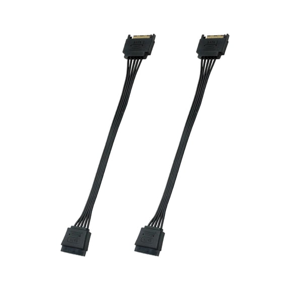 YIEMEEN 15Pin Power Extension 1 Female Port For Simultaneous HDD Disk Drive Installation And Stable Power Supply