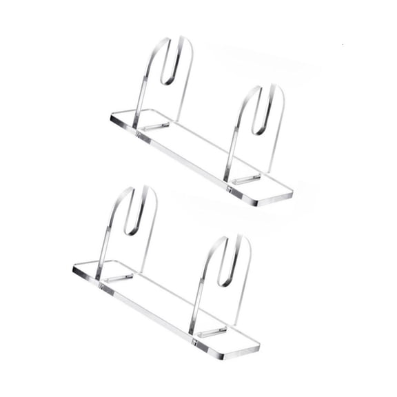 YIEMEEN 2/3Pcs Clear Acrylic Fan Display Stand Handheld Folding Fan Holder Storage Rack for Home Desktop Decors and Art Exhibits