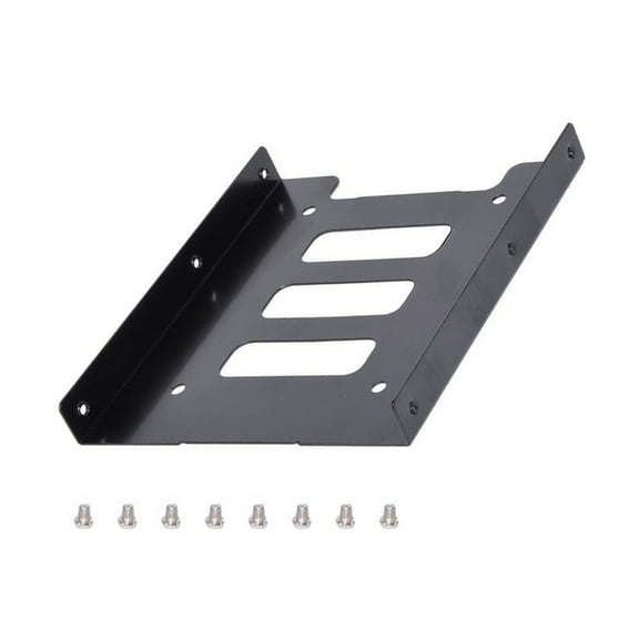 YIEMEEN 2.5" to 3.5" SSD Mounting Bracket for Desktop PC Drive Adapter Rack Seamless Integration with 40CM Sata Cable