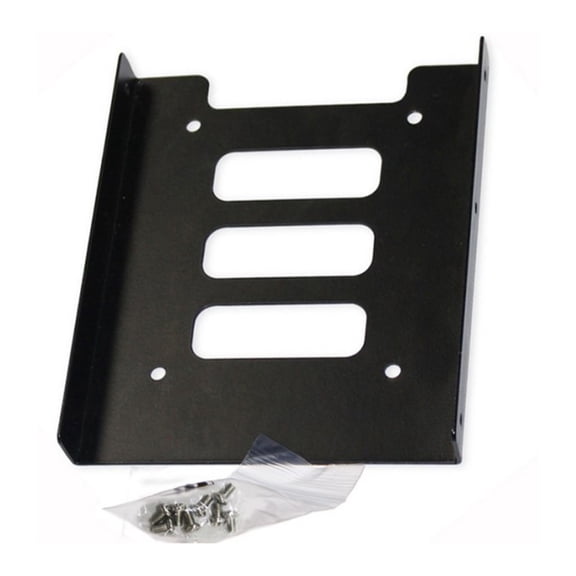 YIEMEEN 2.5inch to 3.5inch Desktop SSD Mounting Bracket Metal Adapter Tray for Easy Installation in PC Case