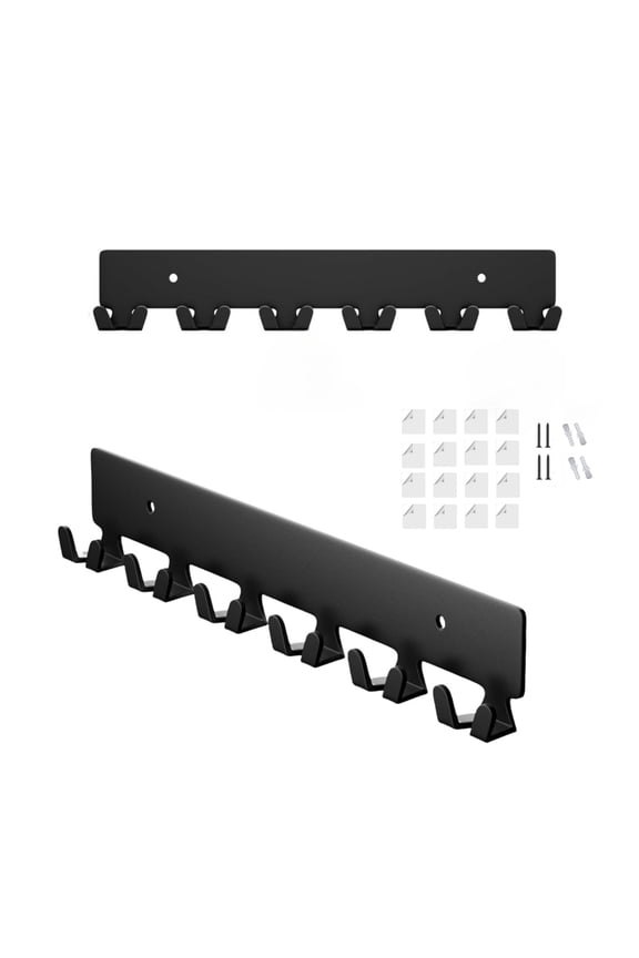 YIEMEEN 2 Pack Key Holder for Wall Key Hanger with 12Hooks for Hallway and Living Room Practical Entryway Keychain Organizers