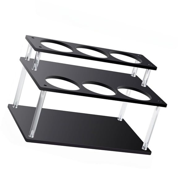 YIEMEEN 2 Tiers Counter Organizer For Coffee Syrup Bottles And Condiments Kitchen Rack