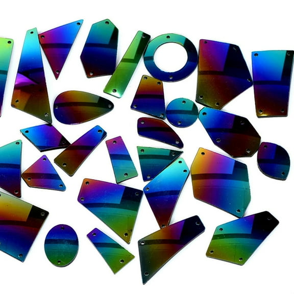 YIEMEEN 20/50pcs Mix Size Sewing Rhinestones Acrylic Sewing Crystal Sew On Rhinestones