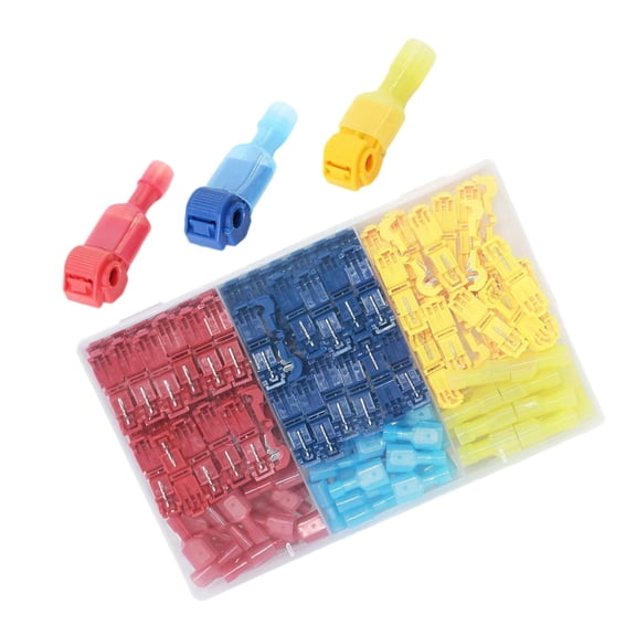 YIEMEEN 200pcs Wire Splices Connector Set Multifunction for Quick & Safe Cable Connection