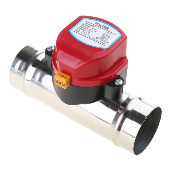 YIEMEEN 220vAC Steel Electric Solenoid Valves Air Duct Motorized Damper Valves