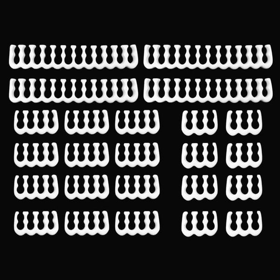 YIEMEEN 24 Pieces Set Cable Management Comb Cable Organizers Manager Wire Comb for 3.4mm