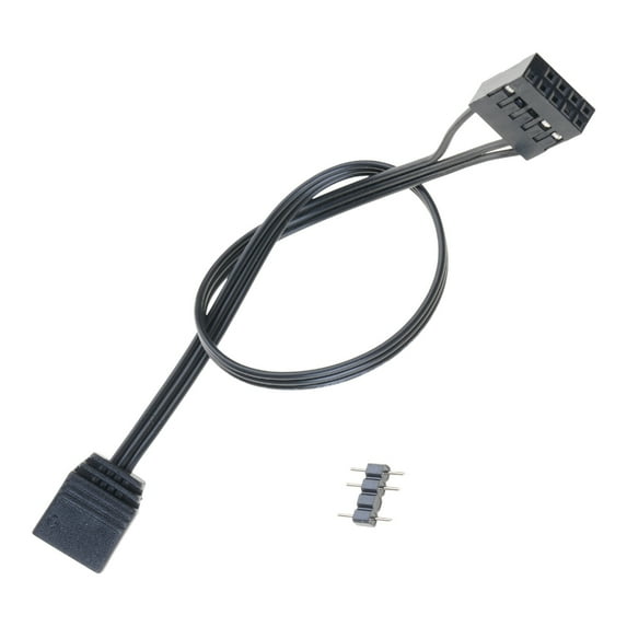 YIEMEEN 25/40cm Extension Cable 3Pin 5V RGB Expand Computers PC RGB Fan LED Strips