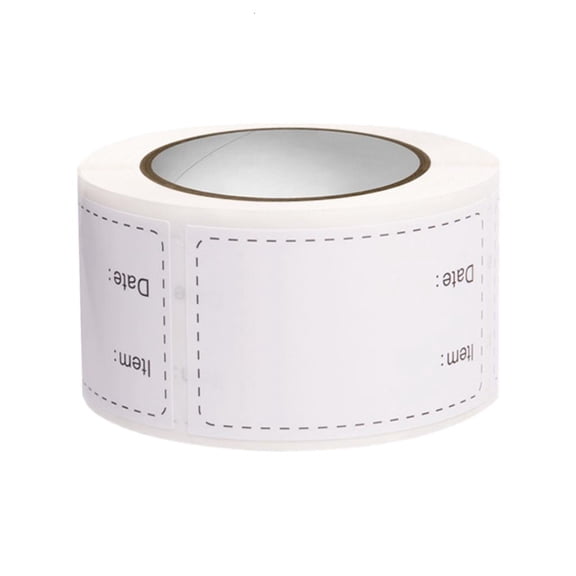 YIEMEEN 250pcs Freezer Labels Self Adhesive Label for Neat Food Organization 30x50mm