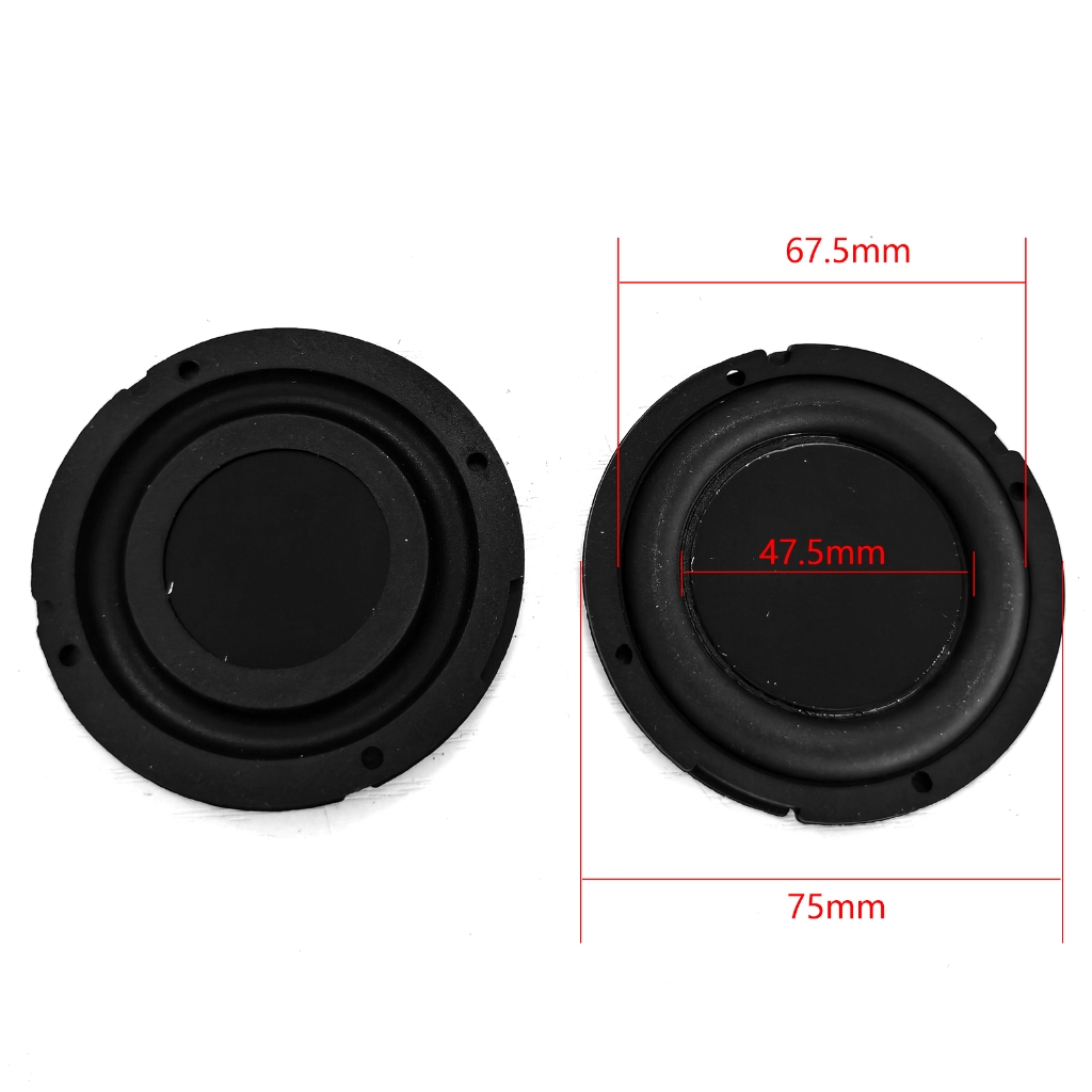 YIEMEEN 2PCS Speaker Diaphragm Bass Radiators Subwoofer Accessories for ...