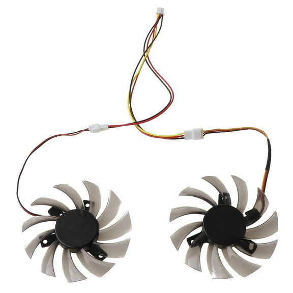 YIEMEEN 2PCS/lot T128010SM 3Pin Mining Fan For GTX 460 465 560 Ti 580 650 750Ti GT440