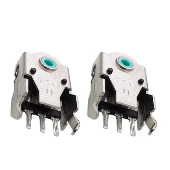 YIEMEEN 2Pcs Mouse Encoders 11mm Mouse Wheel for RIAVL 300 600 700 Accurate Gold/Green/red/Silver/Dustproof Gold Cores