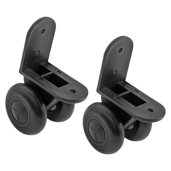 YIEMEEN 2Pcs Replacement Caster Wheels For Luggage And Tool Box With Double Wheel Design