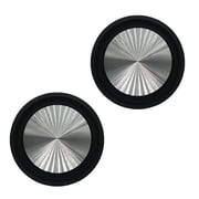 YIEMEEN 2Pcs Woofers Speaker Passive Radiator 3.54inch Rubber Edges Diaphragm Auxiliary Strengthen Bass Vibration Membranes
