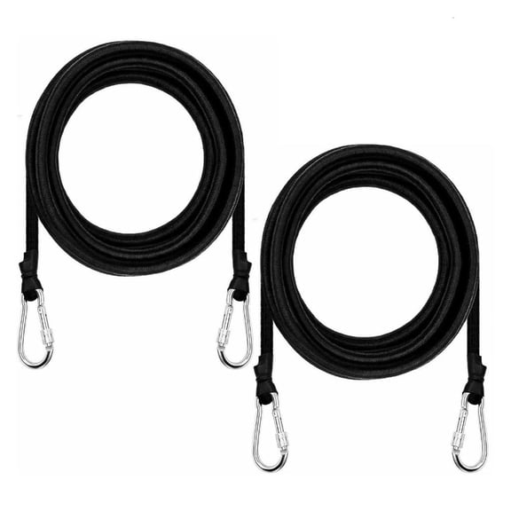 YIEMEEN 2pack Floating Dock Bungees Cord Set Anti Shock Tethers Rope for Water Mats Kayaks Outdoor Activity