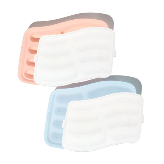 YIEMEEN 2pcs Small Sausage Maker 8 Cavity Hot Dog Mold Nonstick Foods Ice Cube Tray