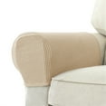 thumbnail image 1 of YIEMEEN 2pcs Soft Polyester Arm Covers For Chairs Durable Sofa Armrest Covers Protection, 1 of 21