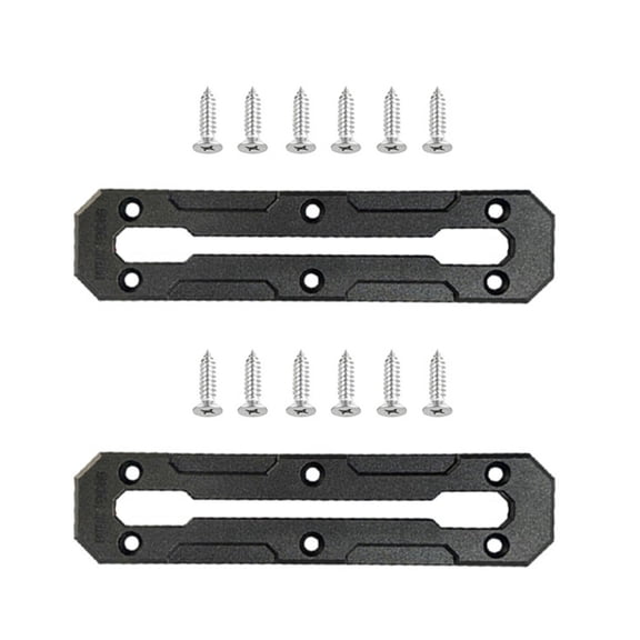 YIEMEEN 2set Kayak Slide Track Rail Bracket Kayak Low Profile Track for Paddles Holder