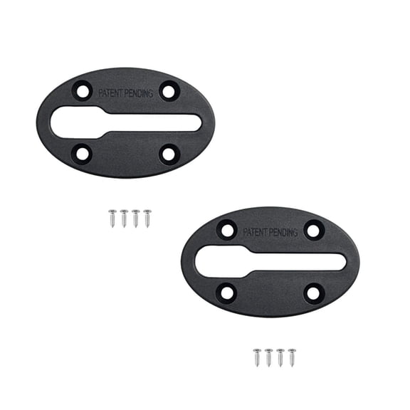 YIEMEEN 2set Kayak Slide Track Rail Bracket Kayak Low Profile Track for Paddles Holder