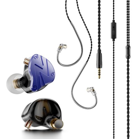 YIEMEEN 3.5mm Earbud Headphones Cord in-Ear Earphone with Ear Hook Earpiece for PC