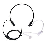 YIEMEEN 3.5mm Throat MIC Headset Covert Acoustic Tube FBI Earphone for phone Android