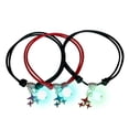 thumbnail image 1 of YIEMEEN 3 Pcs/set Luminous Beads Bracelet Hand-woven Love Star Moon Cat Sisters Bracelet, 1 of 21