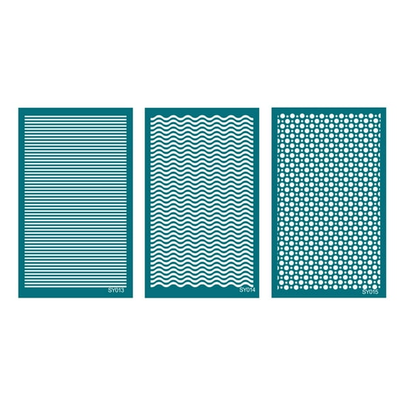 YIEMEEN 3 Pieces Fish Screen Printing Stencils Reusable Love-Heart Silk Screen Stencils Mesh-Stencil DIY Painting on-Clay-Decor