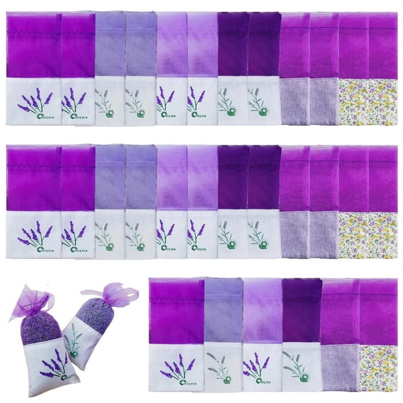 YIEMEEN 30pcs Empty Sachet Bag Refillable Scent Pouches For Drawer Wardrobes Storage