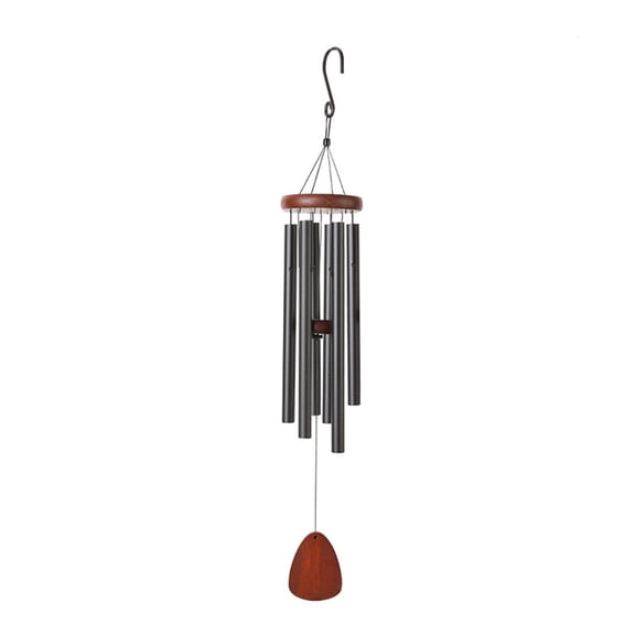 YIEMEEN 32" Large Wind Chimes Outdoor Sympathy Wind Chime with 6 Heavy Aluminum Tubes Tuned Soothing Melody Memorial Wind Chimes