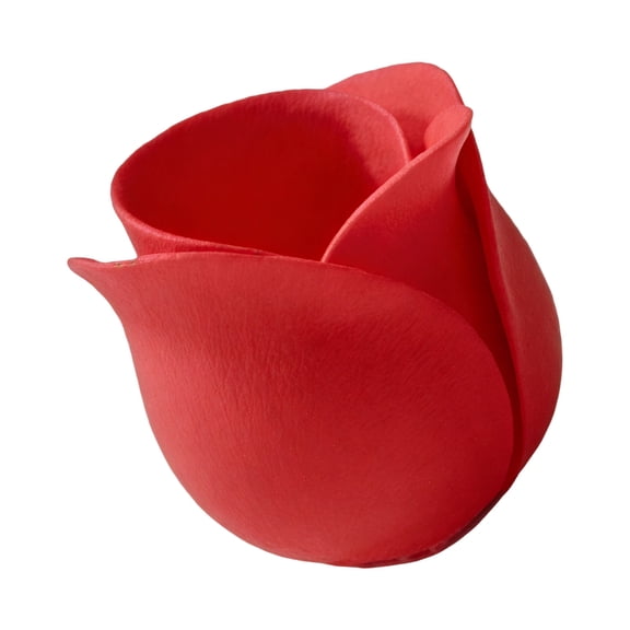 YIEMEEN 3D Printed Plastic Mini Planter Pot With Rose Petal Shape For Outdoor Indoor Use