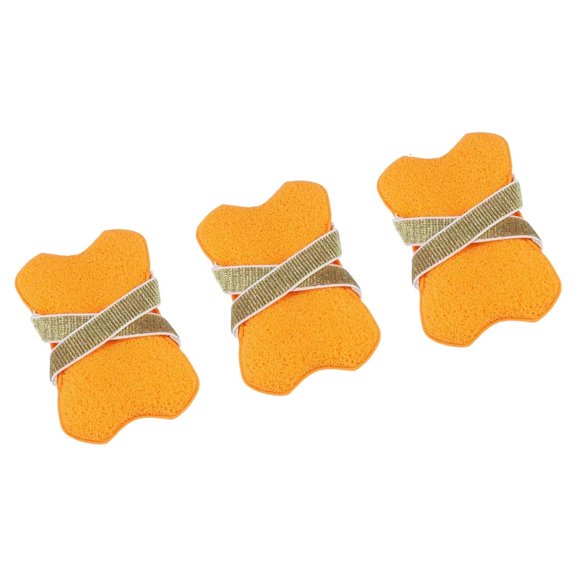 YIEMEEN 3PCS Sponge Soap Bag with Secure Strap for Easy Hanging Shower and Bath Sponge Soap Foaming Pocket for Bath Cleaning